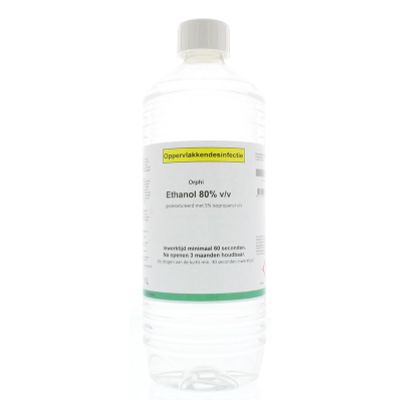 Foto van Orphi Alcohol 80% ethanol met 5% IPA