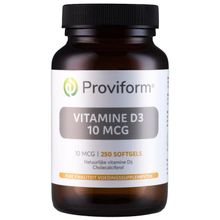 Foto van Proviform Vitamine D3 10 mcg