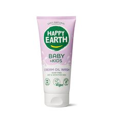 Foto van Happy Earth Wasgel creme olie baby & kids