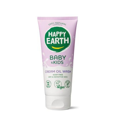 Happy Earth Wasgel creme olie baby & kids