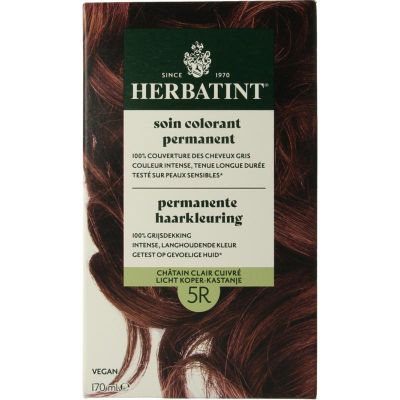 Herbatint 5R Licht koperkastanje 170 Milliliter - Haarkleuring