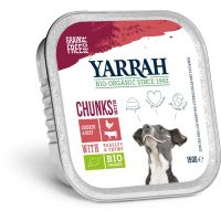 Yarrah Biologisch hondenvoer chunks met kip en rund