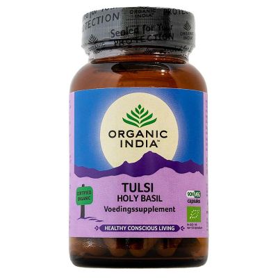 Organic India Tulsi - holy basil bio Organic India Tulsi - holy basil bio 90 Vegetarische capsules - Overige vitaminen/mineralen