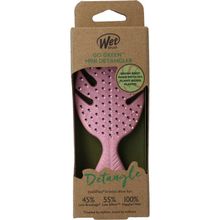 Wetbrush Go green detangler pink mini Foto van Wetbrush Go green detangler pink mini