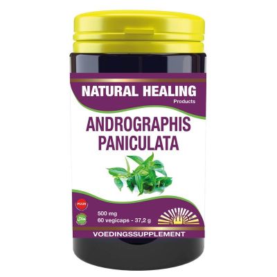 NHP Andrographis paniculata 500 mg puur 60 vegicaps - Vitamine enkel