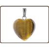 Afbeelding van Hanger hart 20 mm tijgeroog