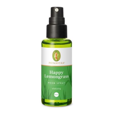 Primavera Roomspray happy lemongrass bio 50 Milliliter - Aromatherapie