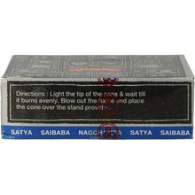 Foto van Natures Incense Kegelwierook nag champa