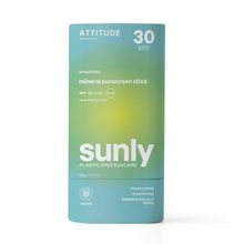 Foto van Attitude Sunly zonnebrandstick SPF30 parfumvrij