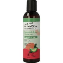 Foto van Alviana Shampoo hydrate en shine voor beschadigd haar