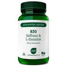 AOV 830 Saffraan & L theanine Foto van AOV 830 Saffraan & L theanine
