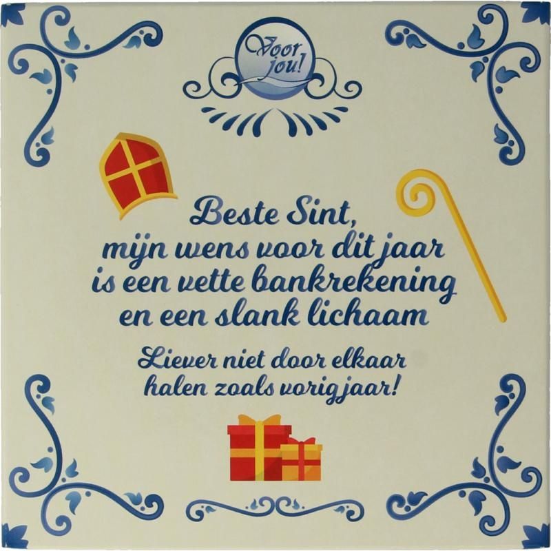 Mijn Wens Voor Jou Baby Voor Jou! Wensreep Delftsblauw Sint mijn wens - 90 gram - Medimart.be