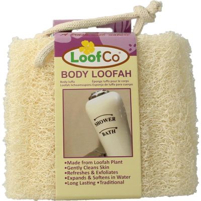 Loofco Douche en bad spons luffa bio 1 stuk - Overig huishoudelijk