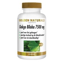 Foto van Golden Naturals Ginkgo Biloba 7500 mg