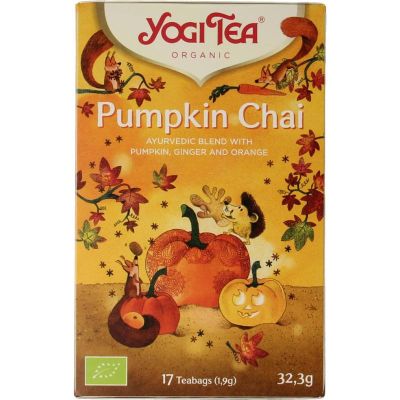 Yogi Tea Pumpkin chai bio Yogi Tea Pumpkin chai bio 17 stuks - Thee
