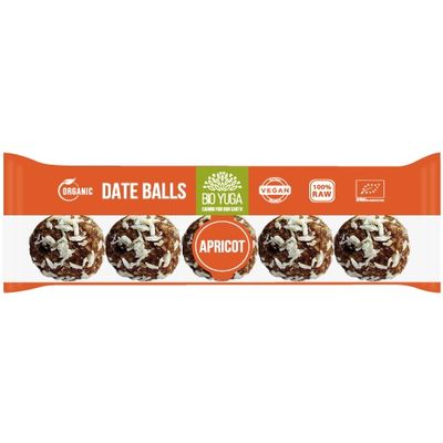 Bioyuga Date balls apricot 45 gram - Overig reform/levensmiddelen