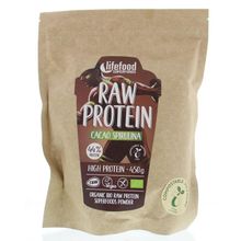 Foto van Lifefood Raw protein cacao spirulina bio