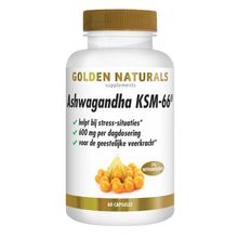 Foto van Golden Naturals Ashwagandha 600 mg