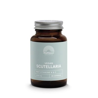 Mattisson Scutellaria 2500mg met vit B C curcumine vegan 60 vegicaps - Overige vitaminen/mineralen