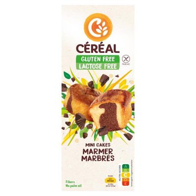 Cereal Cake mini marmer glutenvrij 200 gram - Koek