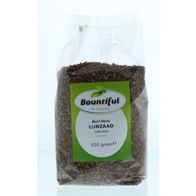 Bountiful Lijnzaad gebroken 500 gram - Pitten en zaden