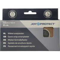 Joy2protect Snelpleisters huidskleur 2.5 cm x 4.5 m