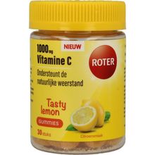 Roter Vitamine C 1000mg citroen gummi Foto van Roter Vitamine C 1000mg citroen gummi