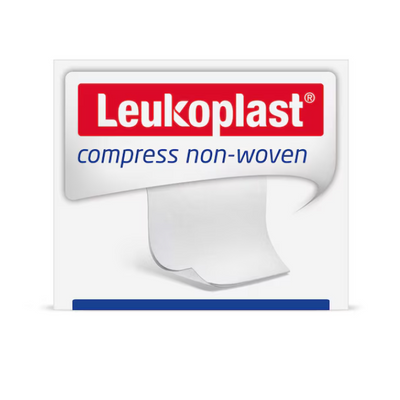 Leukoplast Compres Non-woven niet steriel 10x10cm (voorheen Cutisoft) Foto van Leukoplast Compres Non-woven niet steriel 10x10cm (voorheen Cutisoft)