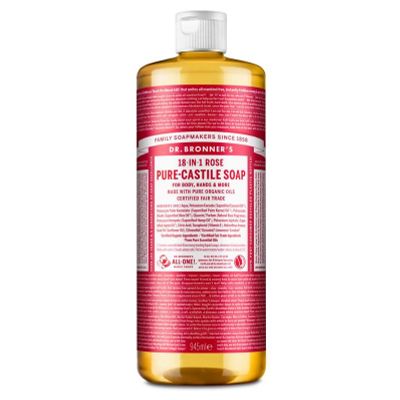 DR Bronners Liquid soap roos