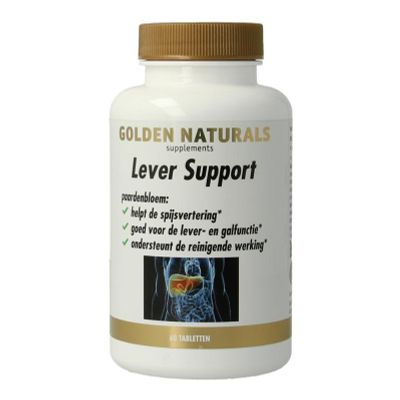 Golden Naturals Lever Support 60 tabletten - Overige vitaminen/mineralen