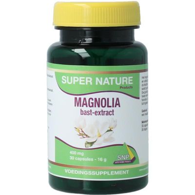 SNP Magnolia bast extract 400 mg SNP Magnolia bast extract 400 mg 30 vegicaps - Overige vitaminen/mineralen