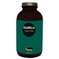 Hanoju Chlorella premium 400 mg glas flacon