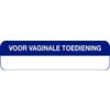 Afbeelding van Strooketiket voor vaginale toediening 44 x 11 mm