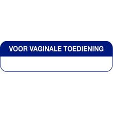 Foto van Strooketiket voor vaginale toediening 44 x 11 mm