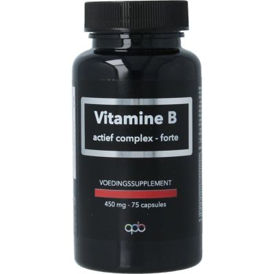 Apb Holland Vitamine B complex actief forte 450mg 75 capsules - Vitamine enkel