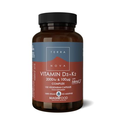 Terranova Vitamine D3 2000IU met K2 100mcg complex