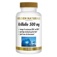Foto van Golden Naturals Krillolie 500 mg