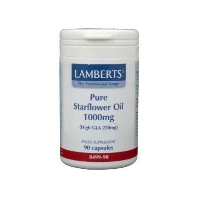 Lamberts Borageolie 1000 mg (High GLA 220 mg starflower)