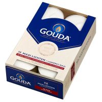 Gouda Maxi waxinelicht 10 uur wit