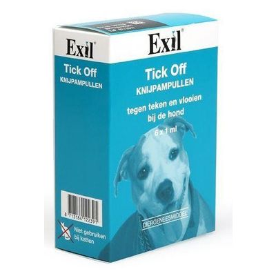 Gevangenisstraf Uitverkoop Maak avondeten Exil Tick off knijpampul hond 1 ml - 6 ampullen - Medimart.nl - (3342238)