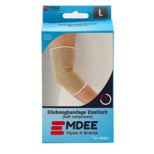 Foto van Emdee Elastic support elleboog maat L huidskleur