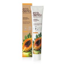 Foto van Ecodenta Tandpasta organic whitening papaja