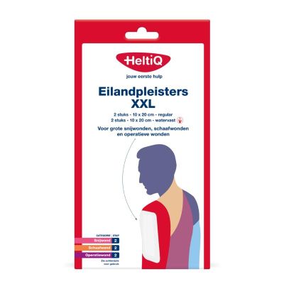 Heltiq Eilandpleisters XXL 4 stuks - Pleisters