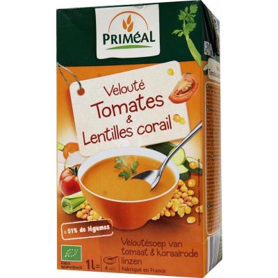 Primeal Veloute soep tomaat-linzen