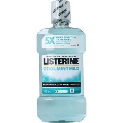 Listerine Mondwater coolmint mild Listerine Mondwater coolmint mild 500 Milliliter - Mondspoeling