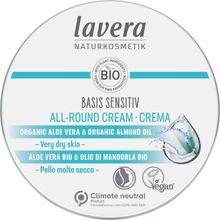 Foto van Lavera Basis Sensitiv all-round creme cream bio EN-IT