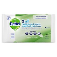 Foto van Dettol Wipes 2 in 1