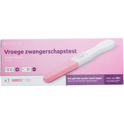 Livsane Zwangerschapstest vroeg 1 stuks - Zwangerschap/Bevalling