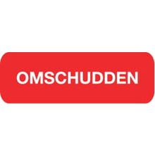 Foto van Strooketiket omschudden rood 30 x 7 mm