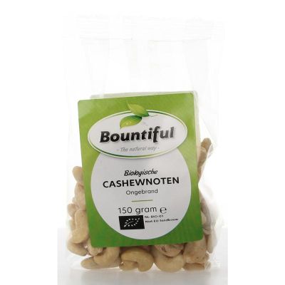 Bountiful Cashewnoten bio Bountiful Cashewnoten bio 150 gram - Overig reform/levensmiddelen